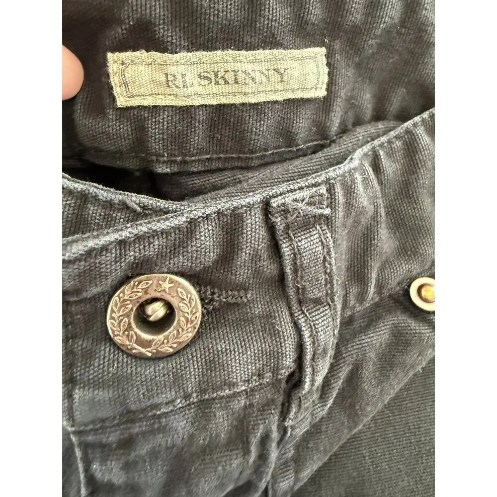 Ralph Lauren Girls Skinny Black Denim Jeans 7